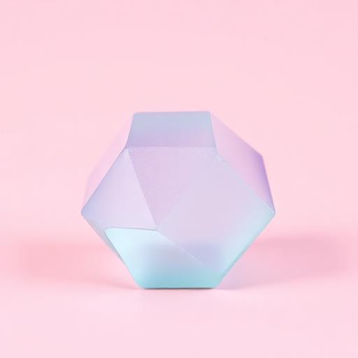 Small translucent frosted desk gadget