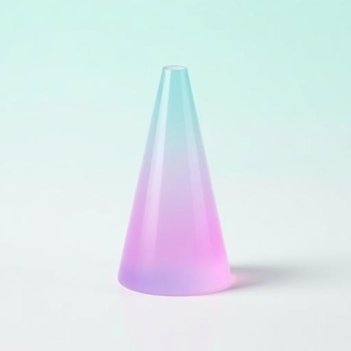 Translucent frosted pocket cone marker